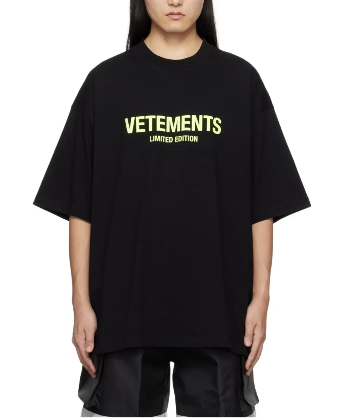 VETEMENTS  |Crew Neck Pullovers Street Style Plain Cotton Short Sleeves