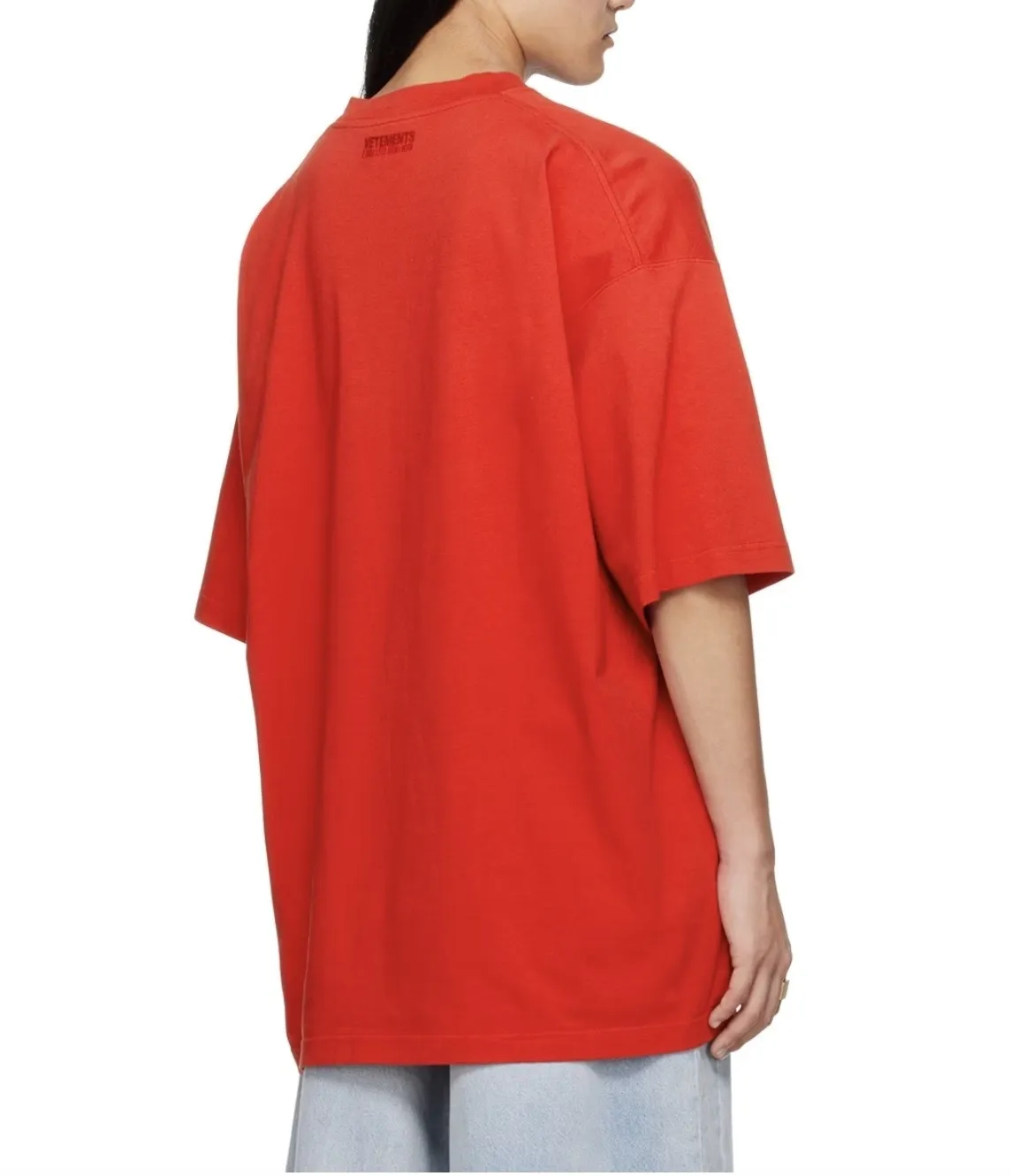 VETEMENTS  |Crew Neck Pullovers Street Style Plain Cotton Short Sleeves