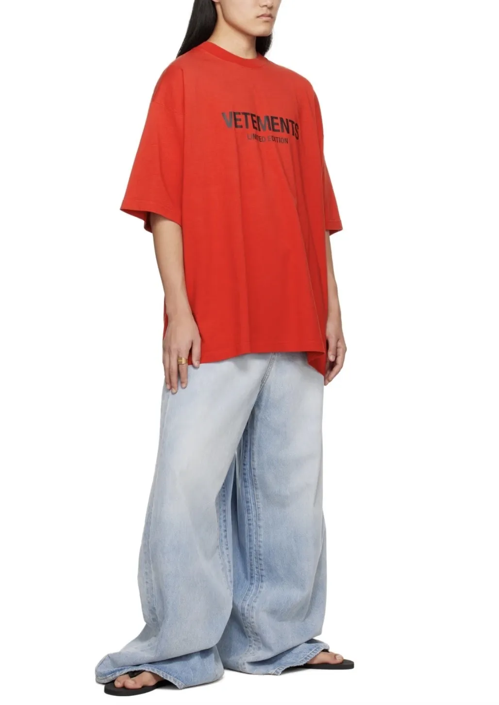 VETEMENTS  |Crew Neck Pullovers Street Style Plain Cotton Short Sleeves