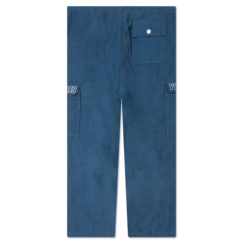 Visitor Wide Fit Cargo Pants - Navy