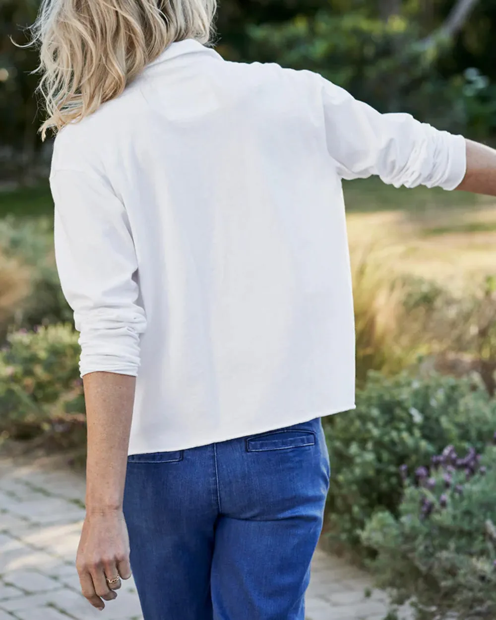 White Patrick Popover Henley