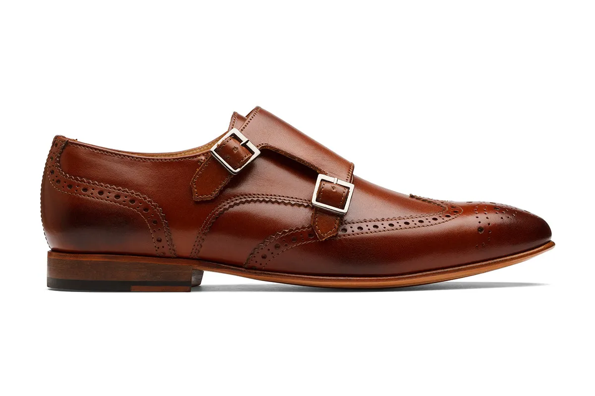 WINGCAP BROGUE DOUBLE MONK -C