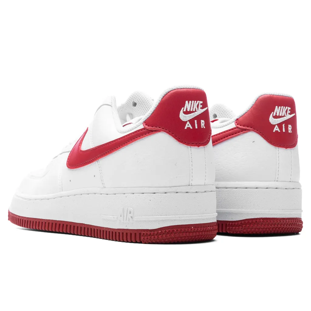 Women's Air Force 1 '07 - White/Gym Red/White/Volt