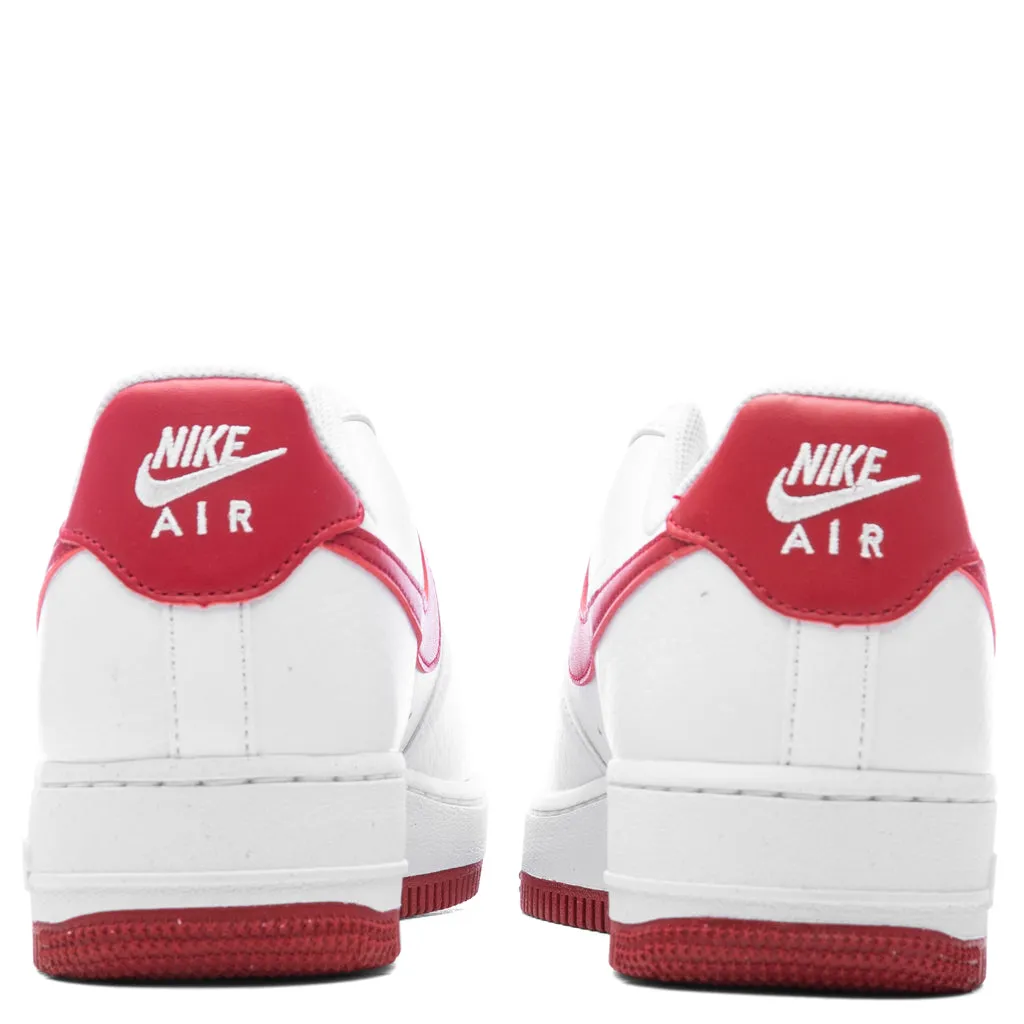 Women's Air Force 1 '07 - White/Gym Red/White/Volt