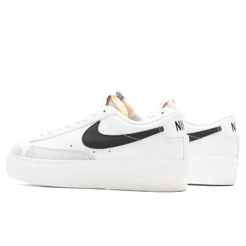 Women's Blazer Low Platform - White/Black/Sail