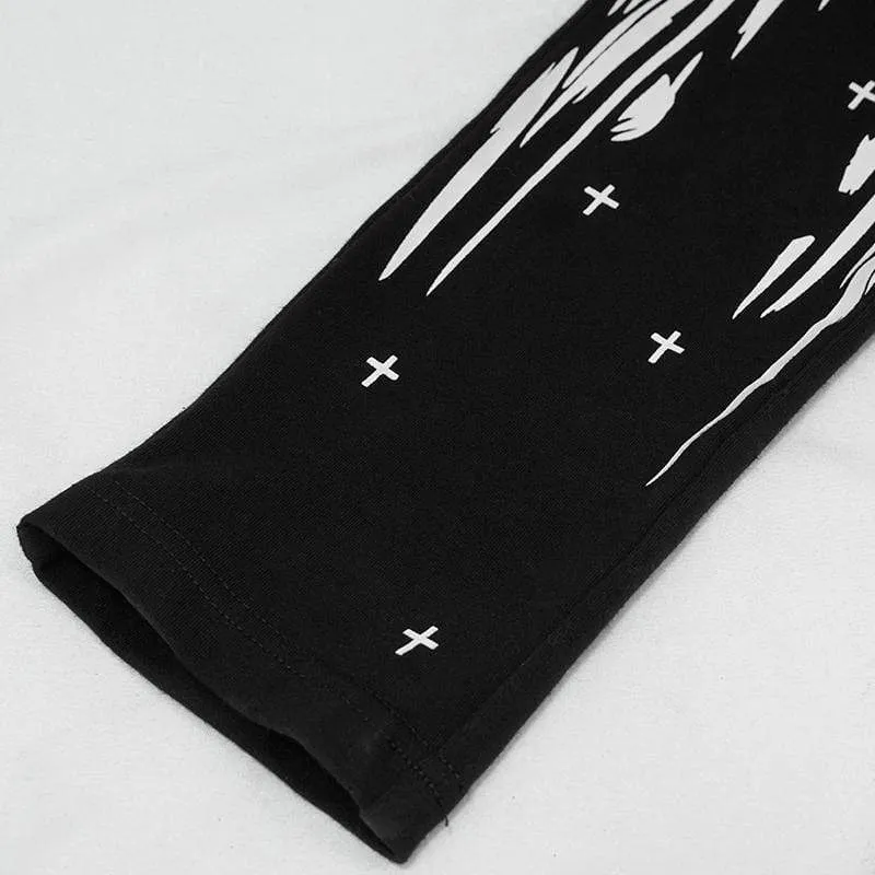 Women's Gothic Punk Skull Leggings