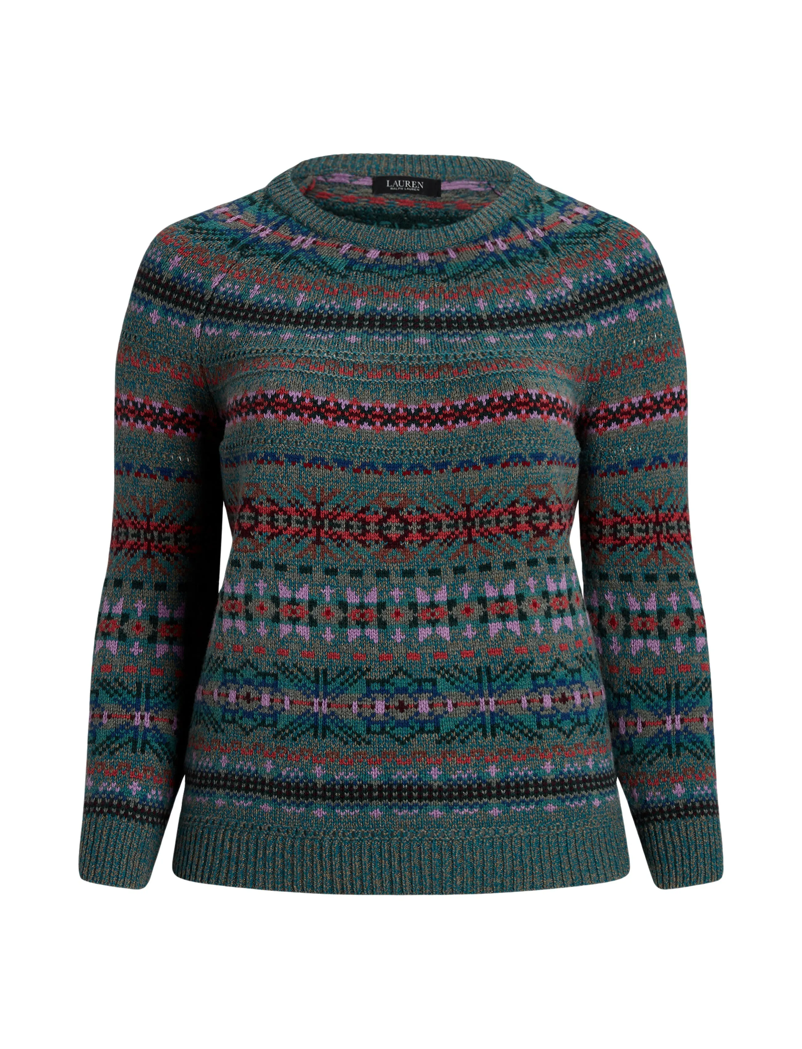 Womens Plus Size Andurah Sweater in Multicoloured