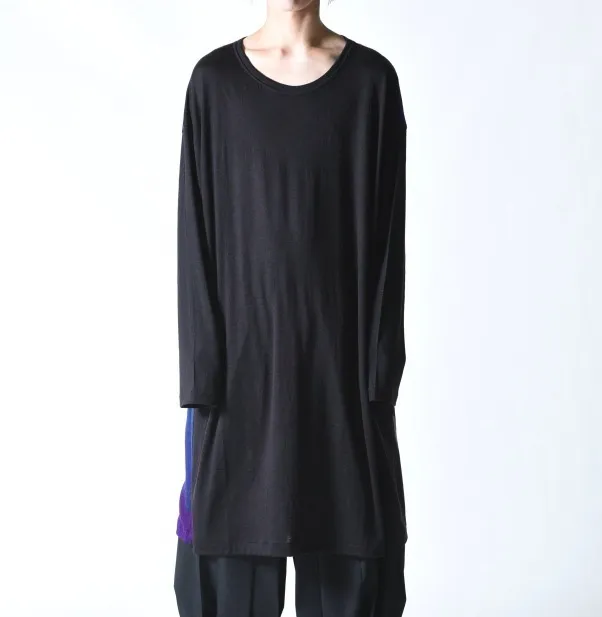 Yohji Yamamoto  |Pullovers Unisex Wool Henry Neck Street Style Long Sleeves